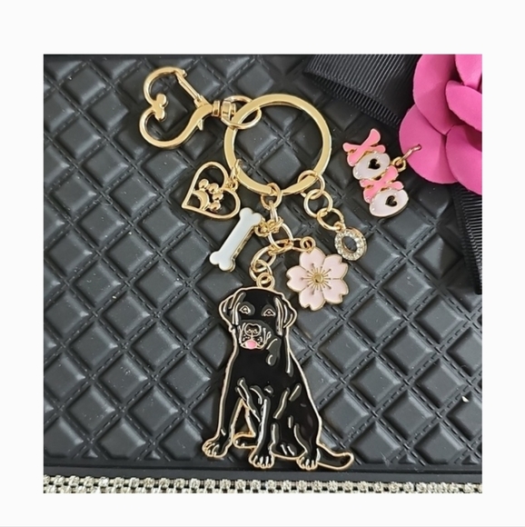 NEW! Dalmatian + Pawprint🐾 Keychain/Purse 👜🎒 Charm ~ Puppy 🎁 👩‍🚒👨‍🚒🚒 - Picture 11 of 13